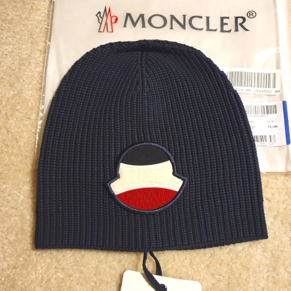 NWT Moncler Tricot Beanie - Picture 3 of 8